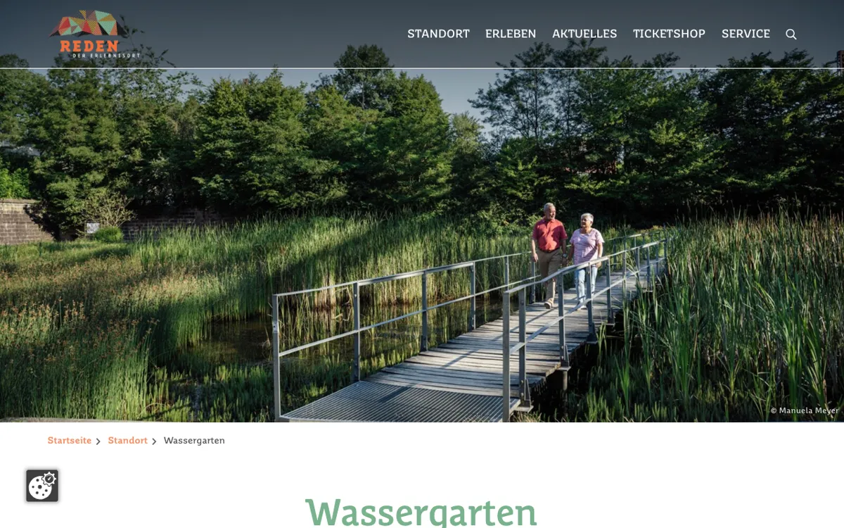 Wassergarten der Grube Reden