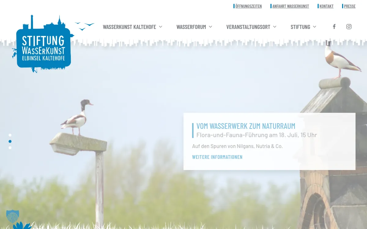 Wasserkunst Elbinsel Kaltehofe