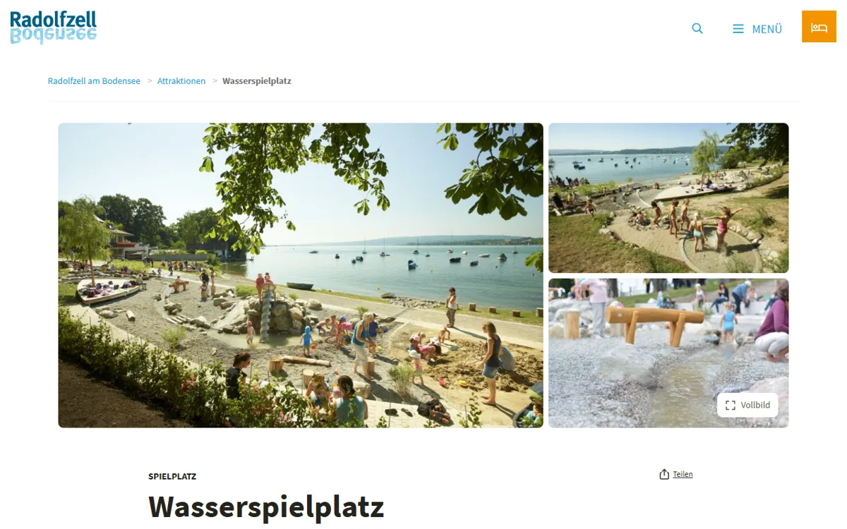 Wasserspielplatz Radolfzell am Bodensee