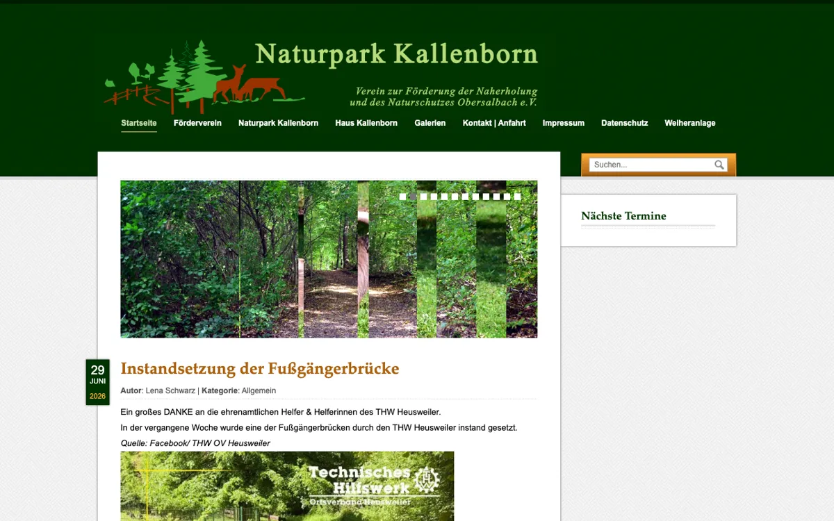 Wildfreigehege Kallenborn Heusweiler-Obersalbach