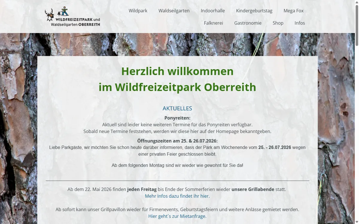 Wildfreizeitpark Oberreith