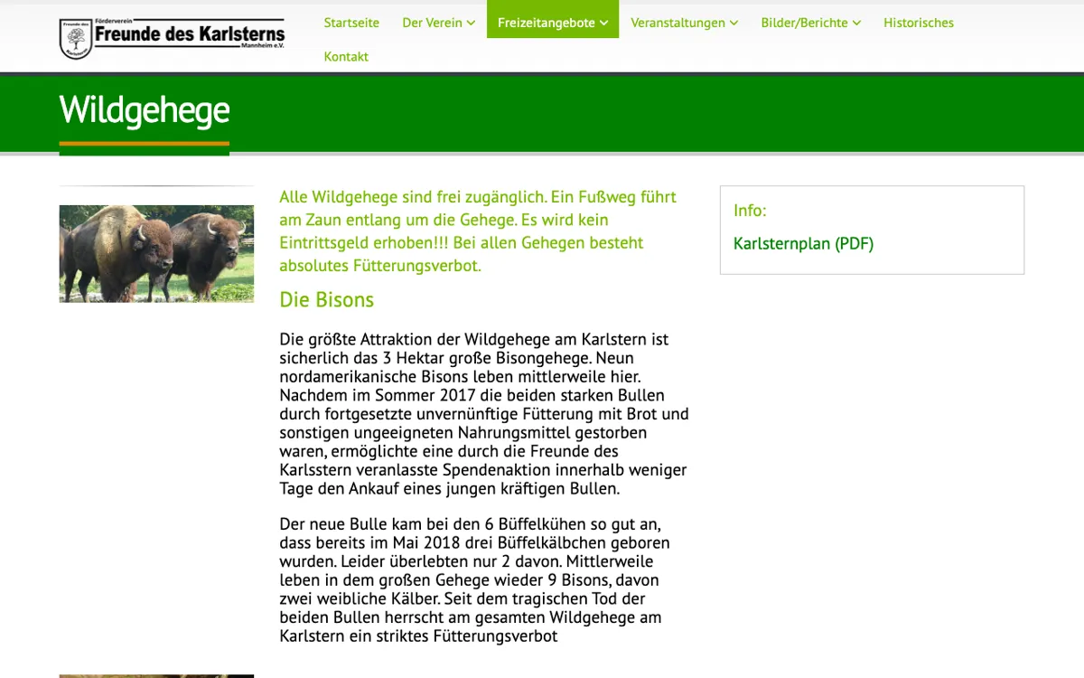 Wildgehege Karlstern