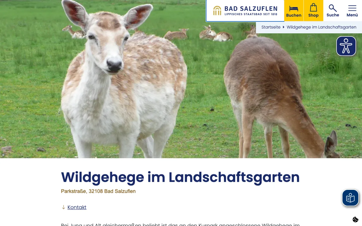 Wildgehege Landschaftsgarten Bad Salzuflen