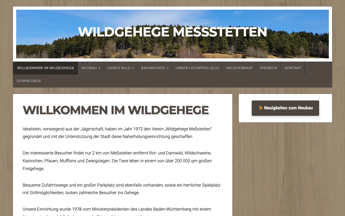Wildgehege Meßstetten