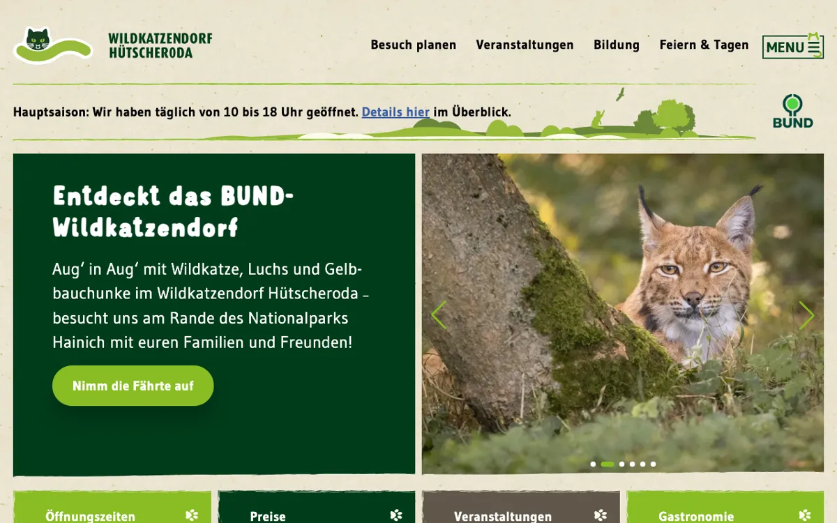 Wildkatzendorf Hütscheroda