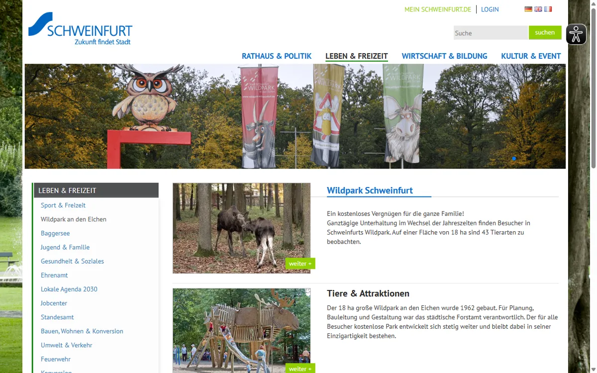 Wildpark an den Eichen