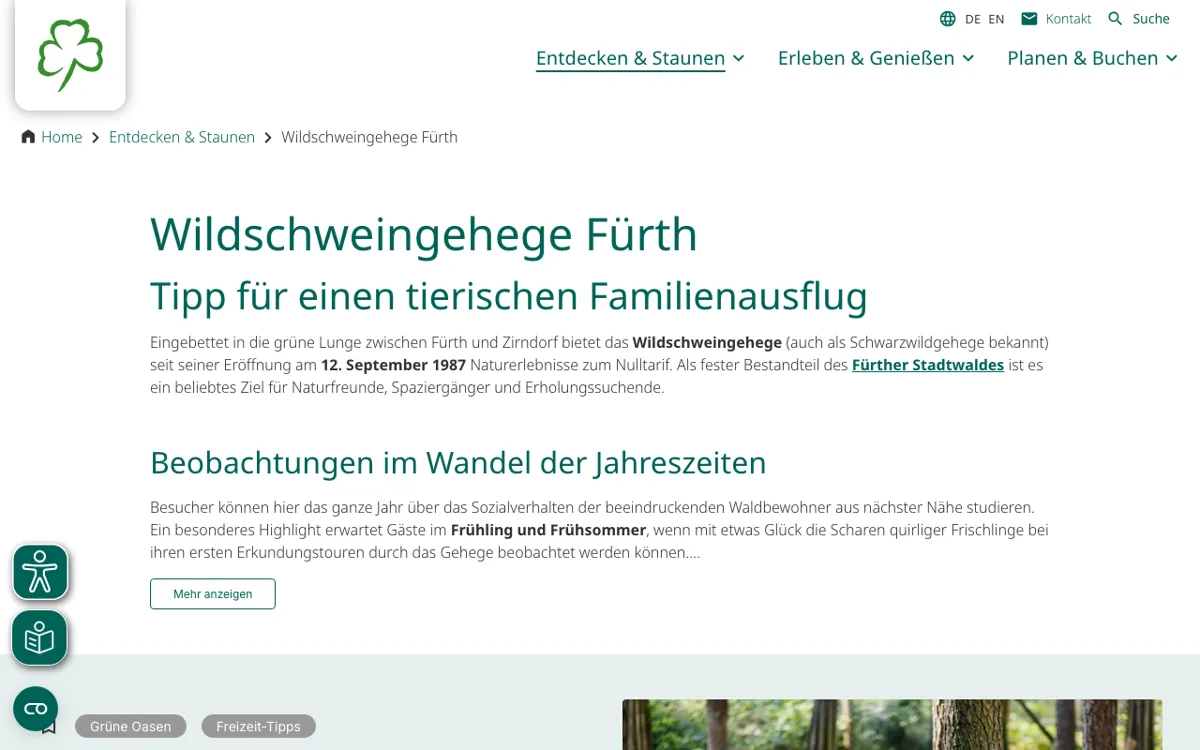 Wildschweingehege