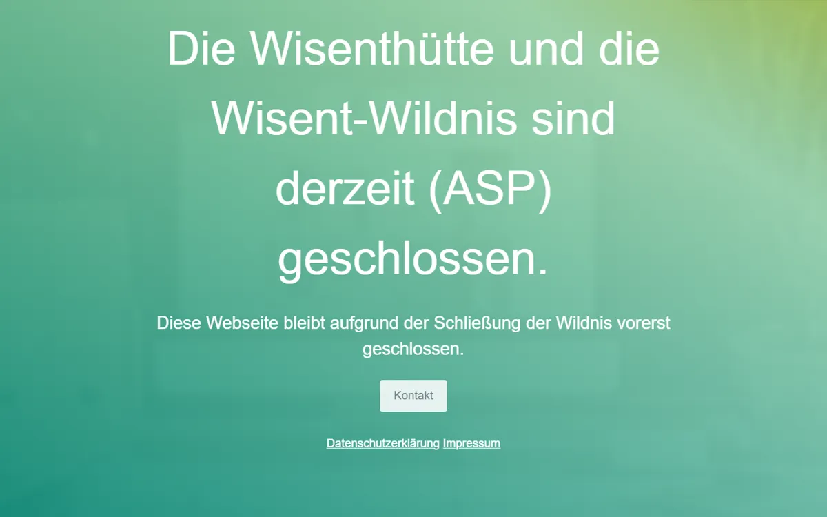Wisent Wildnis