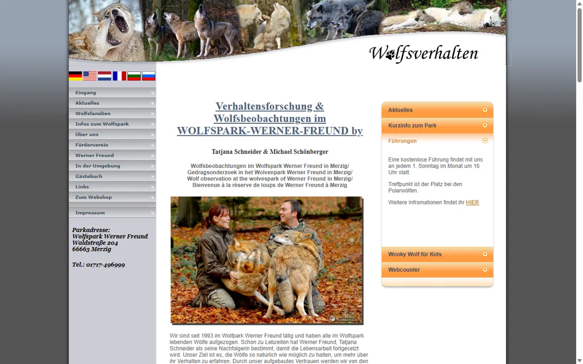Wolfspark Werner Freund